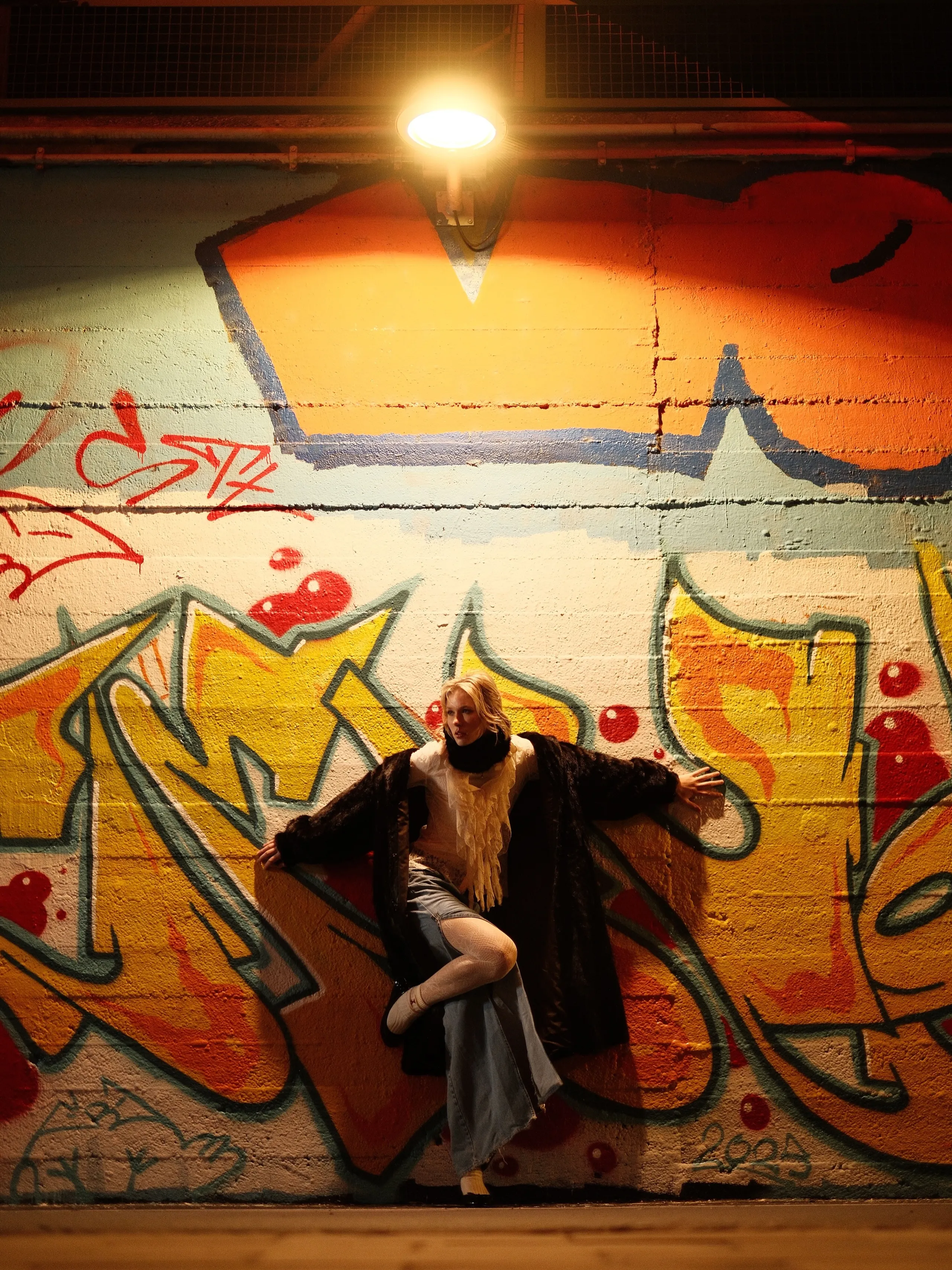 Portrait Photography at Night - detail from the blog article