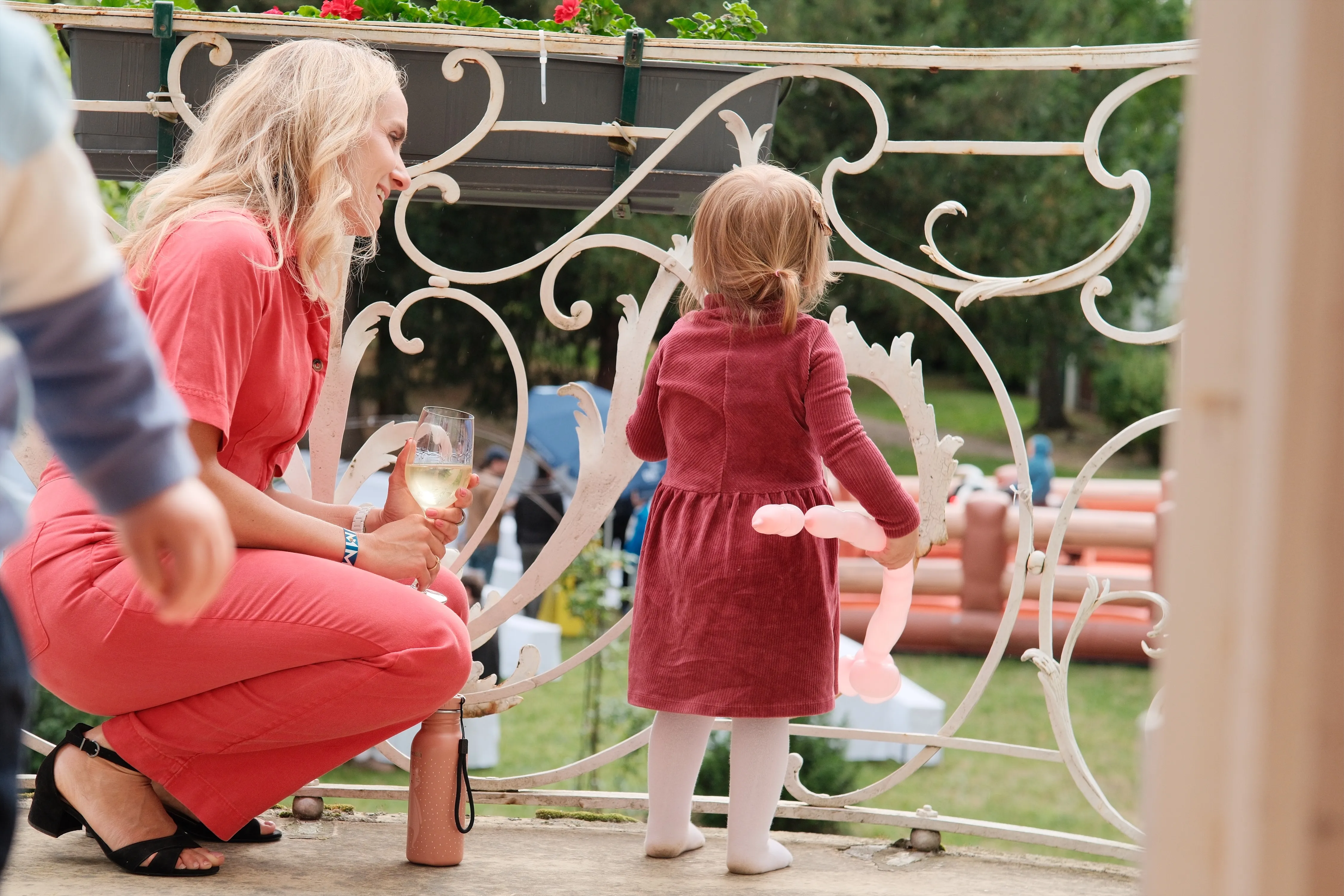 Photographing a Summer Party at Schloss Hunyadi - detail from the blog article