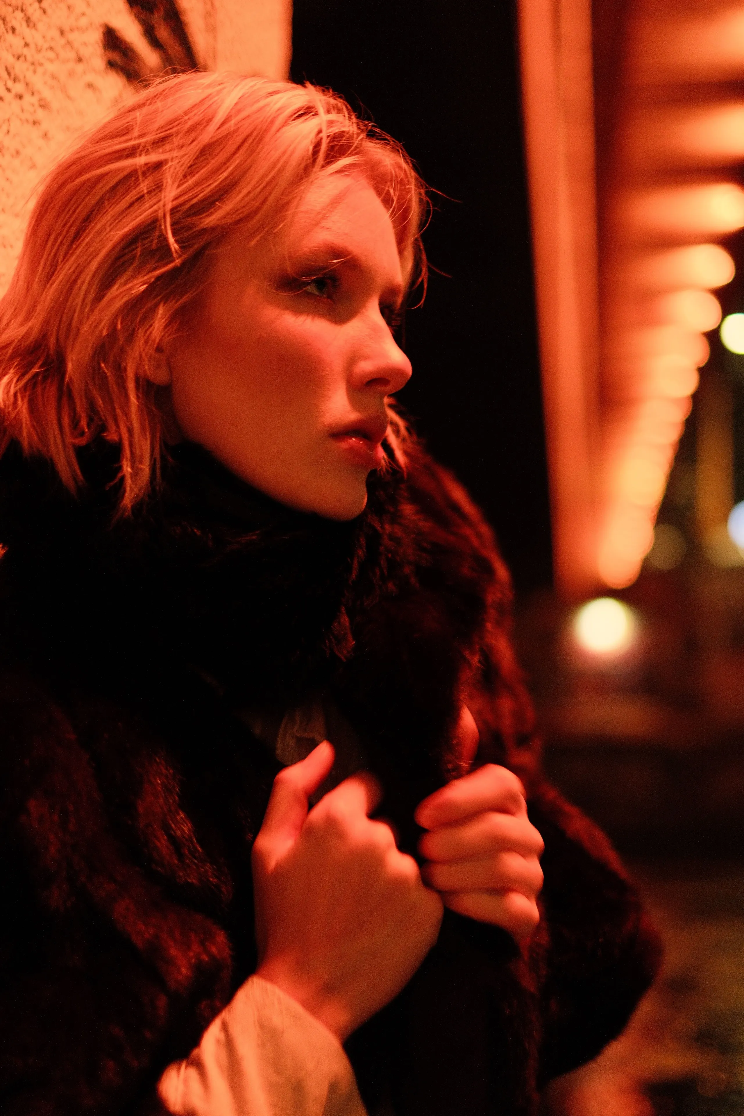 Portrait Photography at Night - detail from the blog article