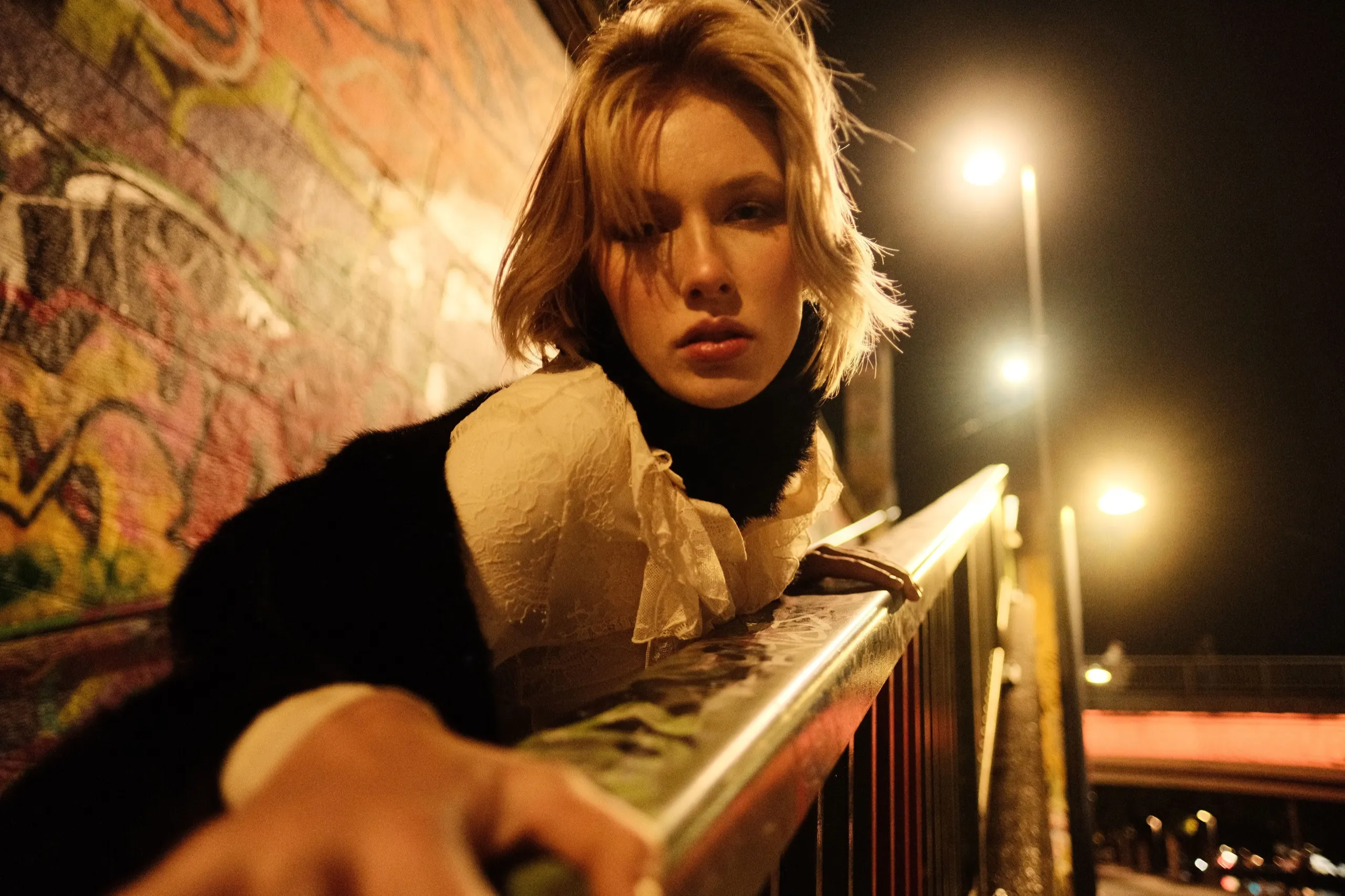 Portrait Photography at Night - detail from the blog article