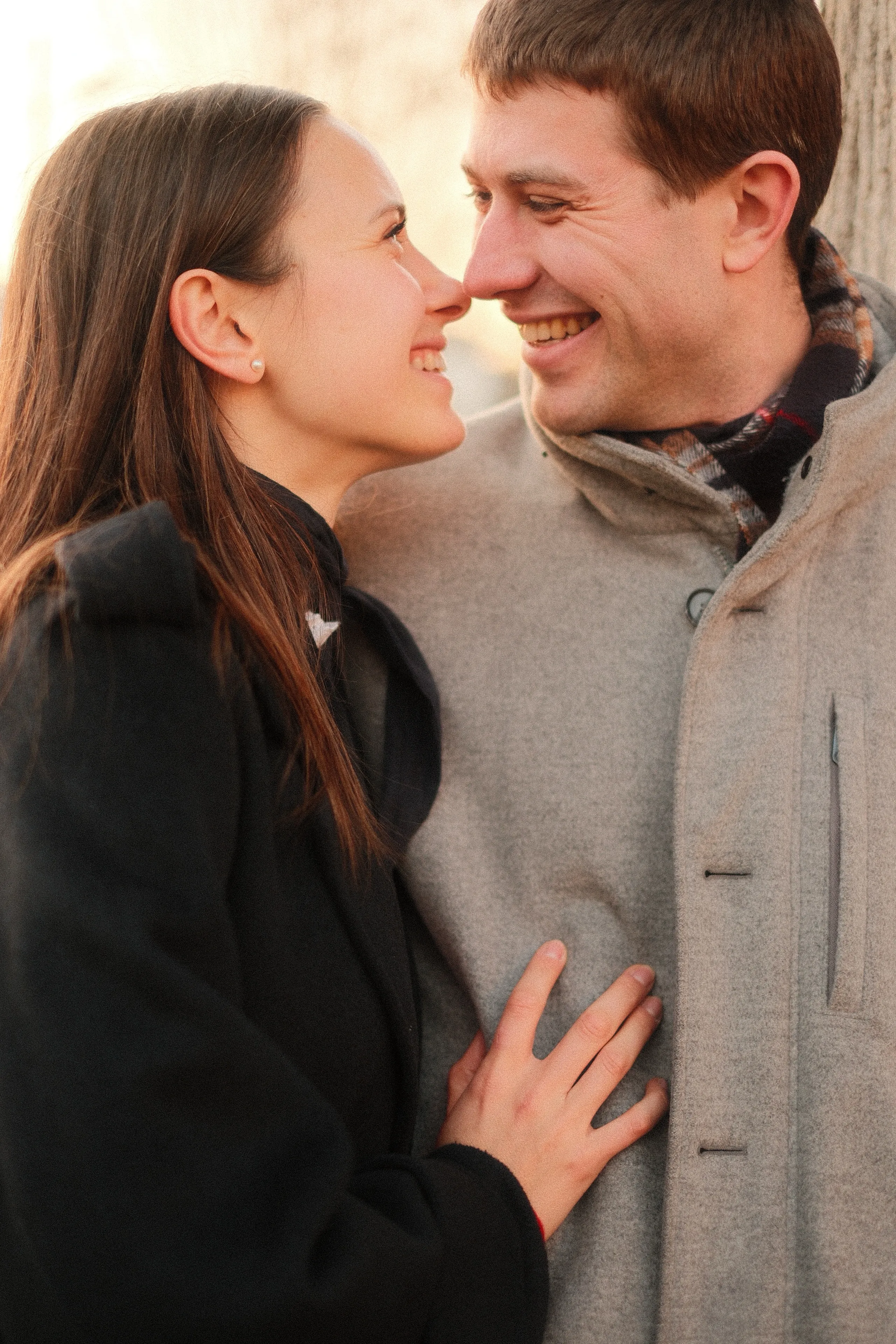 Couple Photos in Vienna Between Rathaus and Heldenplatz - detail from the blog article